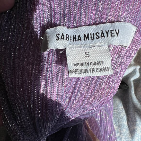 Sabina Musayev Skylar Gown in Light Purple, Size Small - Picture 4 of 6
